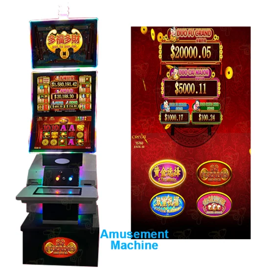 Popular Amusement American Casino Free Cabinet China Factory Slot Game Machine Fu Duo Cai